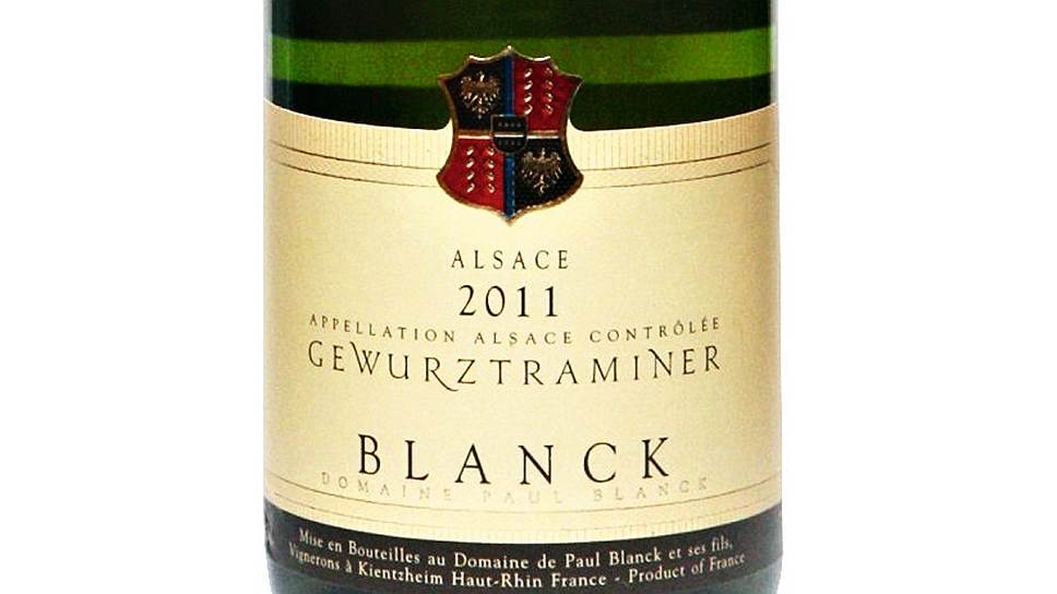 Paul Blanck Gewurztraminer 2011