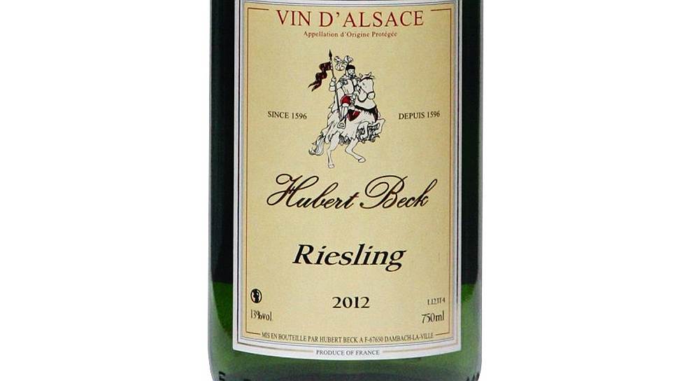 Hubert Beck Riesling 2012