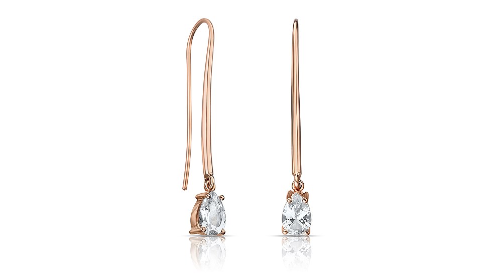 Серьги из позолоченного серебра с топазом, 13 700 руб., Tous

