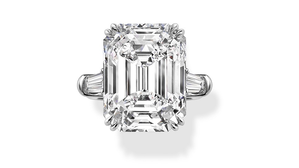 Кольцо из платины с бриллиантами, Harry Winston