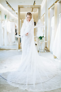 Ксения Собчак в свадебном платье