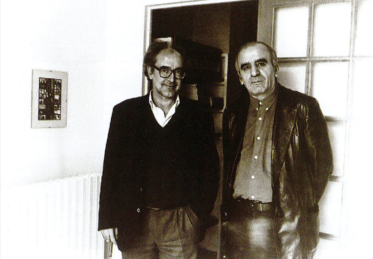 Артавазд Пелешян и Жан-Люк Годар, Париж, 1991