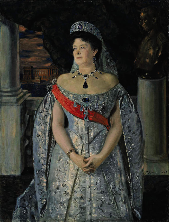 Борис Кустодиев, портрет великой княгини Марии Павловны