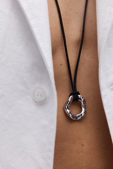 Подвеска-бублик, серебро, Avgvst