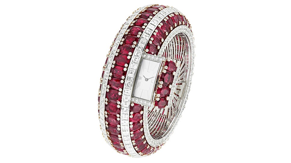 Van Cleef &amp; Arpels, Braclet Montre Rubis Secret