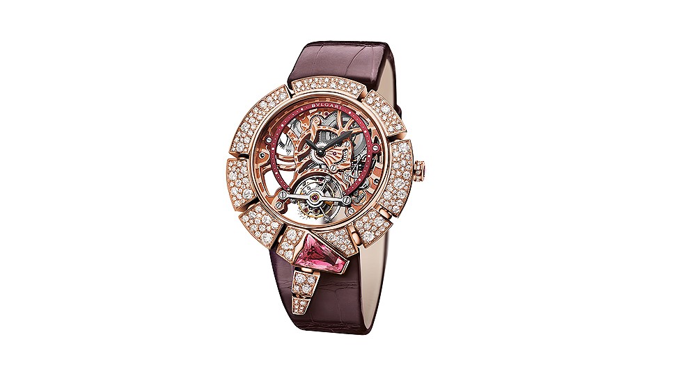 Часы Bvlgari Serpenti Incantati Skeleton Tourbillon