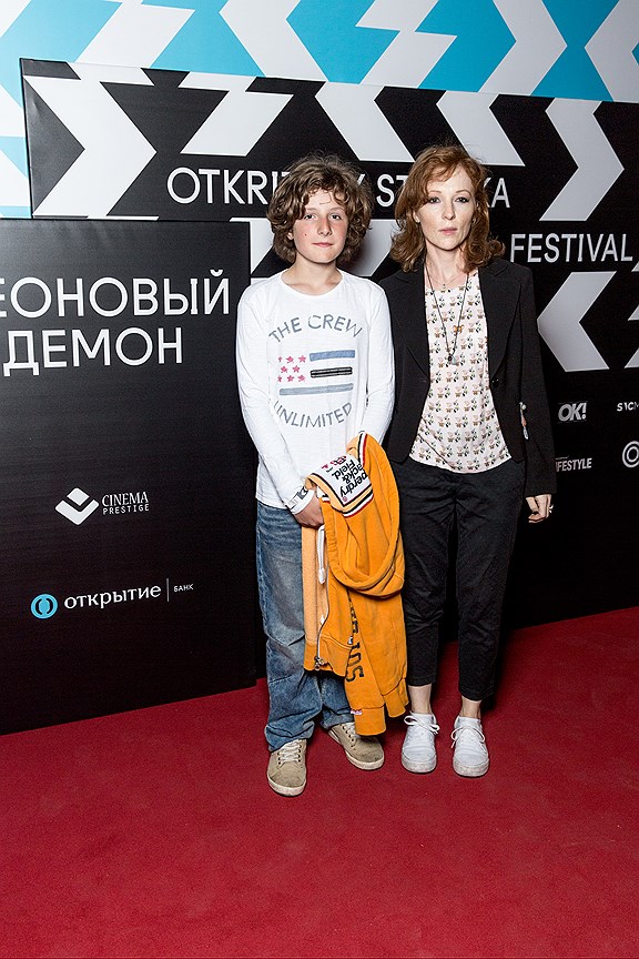 Ксения Кутепова с сыном 