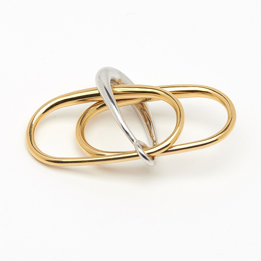 Кольцо из золота и серебра, Charlotte Chesnais

