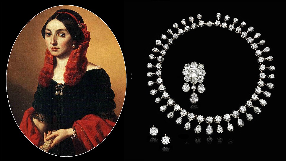 Луиза Французская. Парюра с 95 бриллиантами, включая 5 одиночных бриллиантов Марии-Антуанетты. Эстимейт $300–500 тыс.