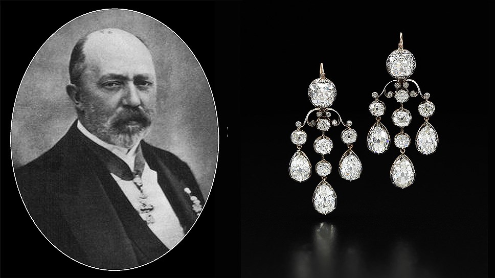 Роберт I. Серьги с бриллиантами. Эстимейт $150–250 тыс.
