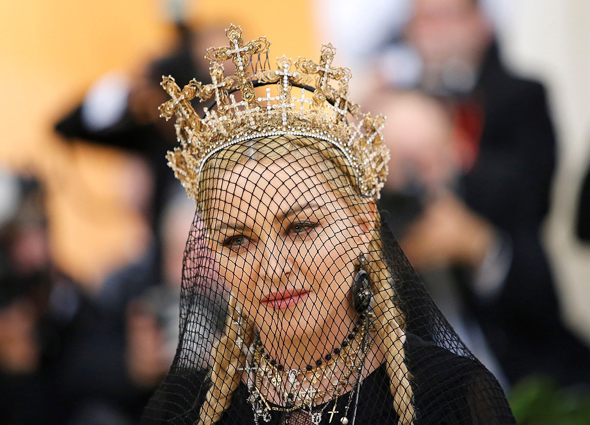 Мадонна на балу Met Gala, 2018 год
