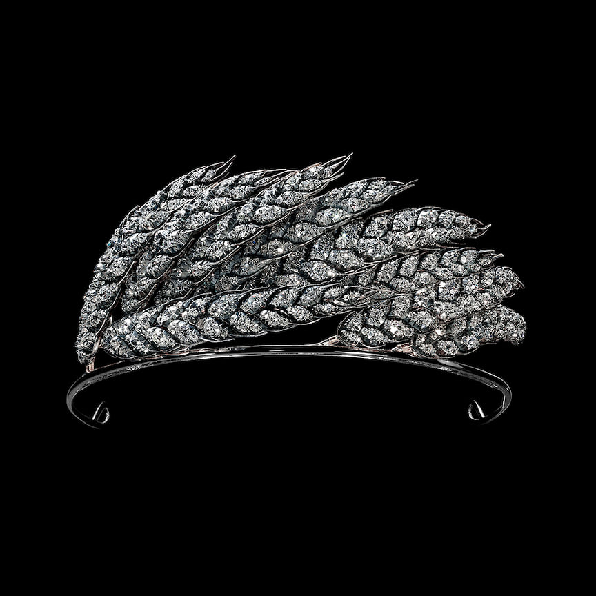 Тиара Symbolic Ble, платина, бриллианты, Chaumet