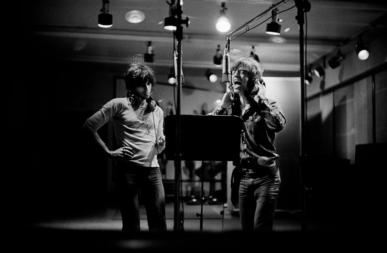 Кит Ричардс и Мик Джаггер записывают «Exile On Main Street», Лос-Анджелес, 1972 г.