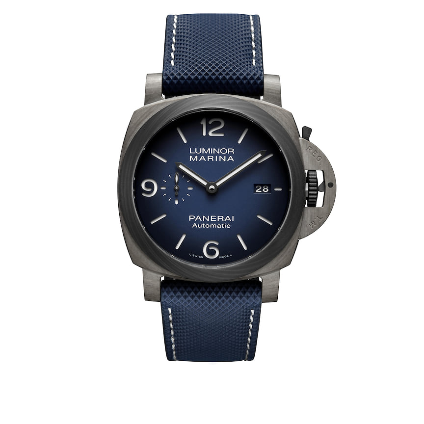 Panerai, часы Luminor Marina Fibratech, 44 мм, материал Fibratech, механизм с автоматическим подзаводом, запас хода 3 дня