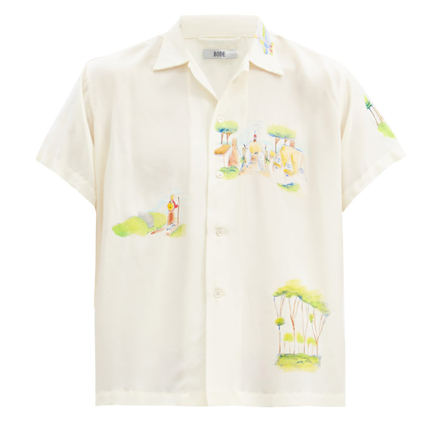 BODE, шелковая рубашка, 30 205 руб, matchesfashion.com