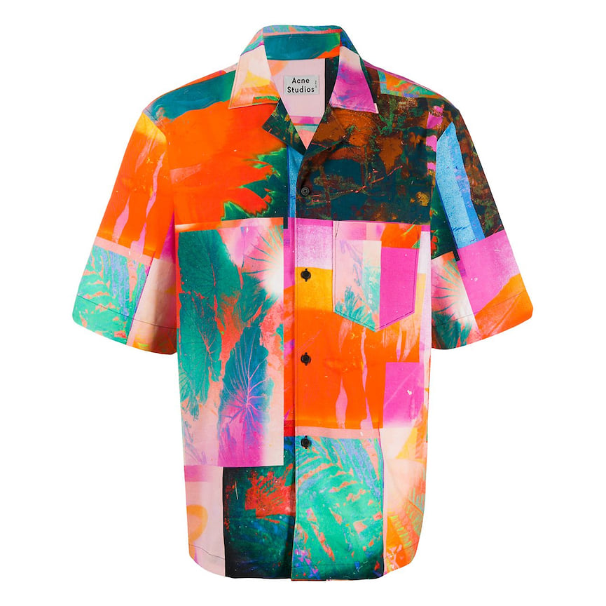 Acne Studios, рубашка с принтом, 14 537 руб, farfetch.com