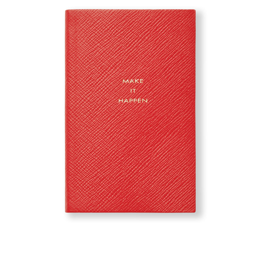 Smythson, блокнот Make It Happen, €62, smythson.com