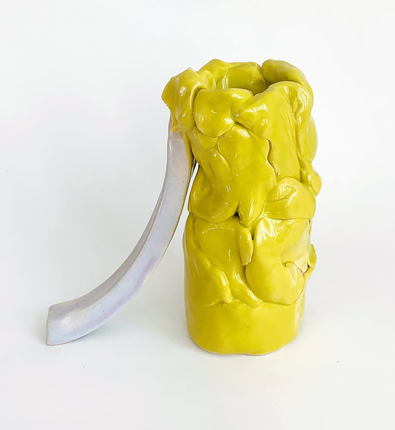 Маша Егорова, Yellow Violet Vase, галерея Tonka