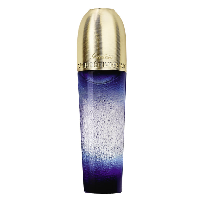 Лифтинг-концентрат с микрокапсулами Orchidee Imperiale, Guerlain Guerlain, с заявленной высоконатуральной формулой с 7 тыс. моделирующих микрочастиц, которые воздействуют на кожу по типу инъекционной терапии.