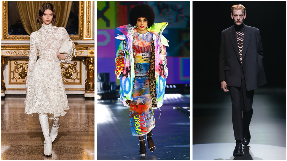Ermanno Scervino, Dolce&Gabbana, Valentino осень-зима 2021/2022