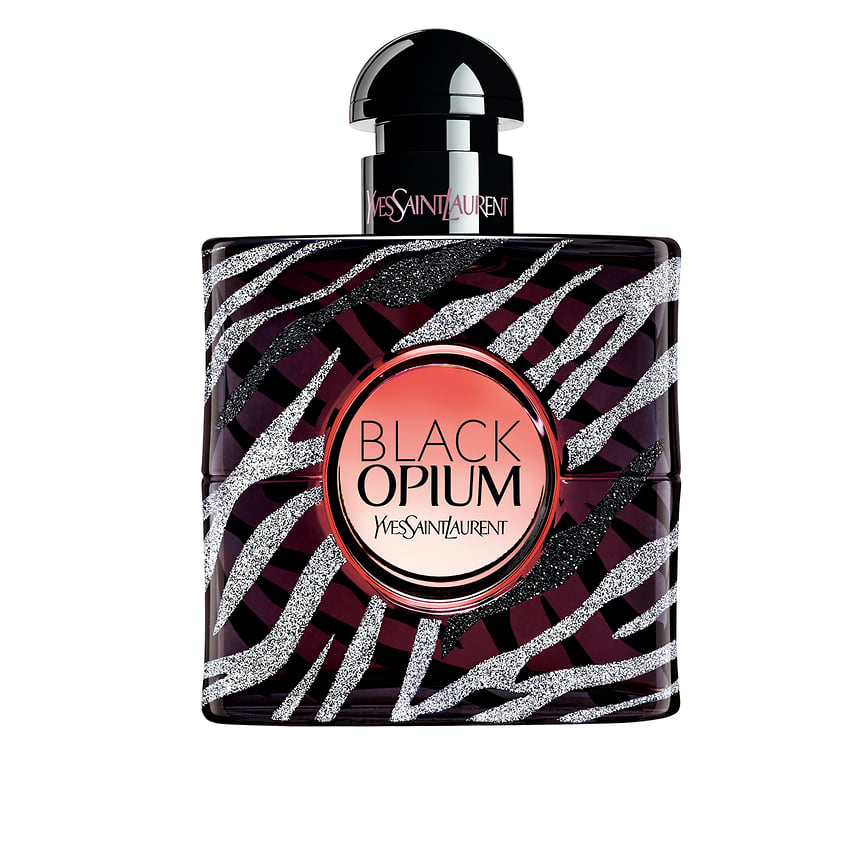 YSL Beaute, парфюмерная вода  Black Opium - это композиция из черного кофе, белых цветов, апельсина и ванили в лимитированном флаконе
