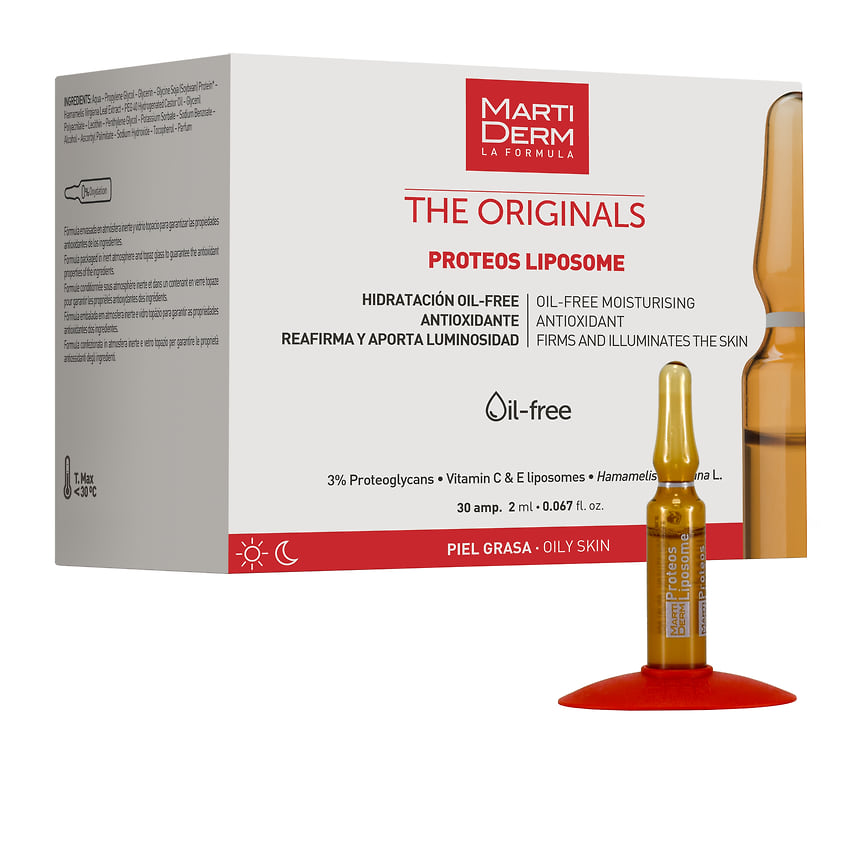 MartiDerm, сыворотка-уход The Originals Liposome для увлажнения и сияния кожи.