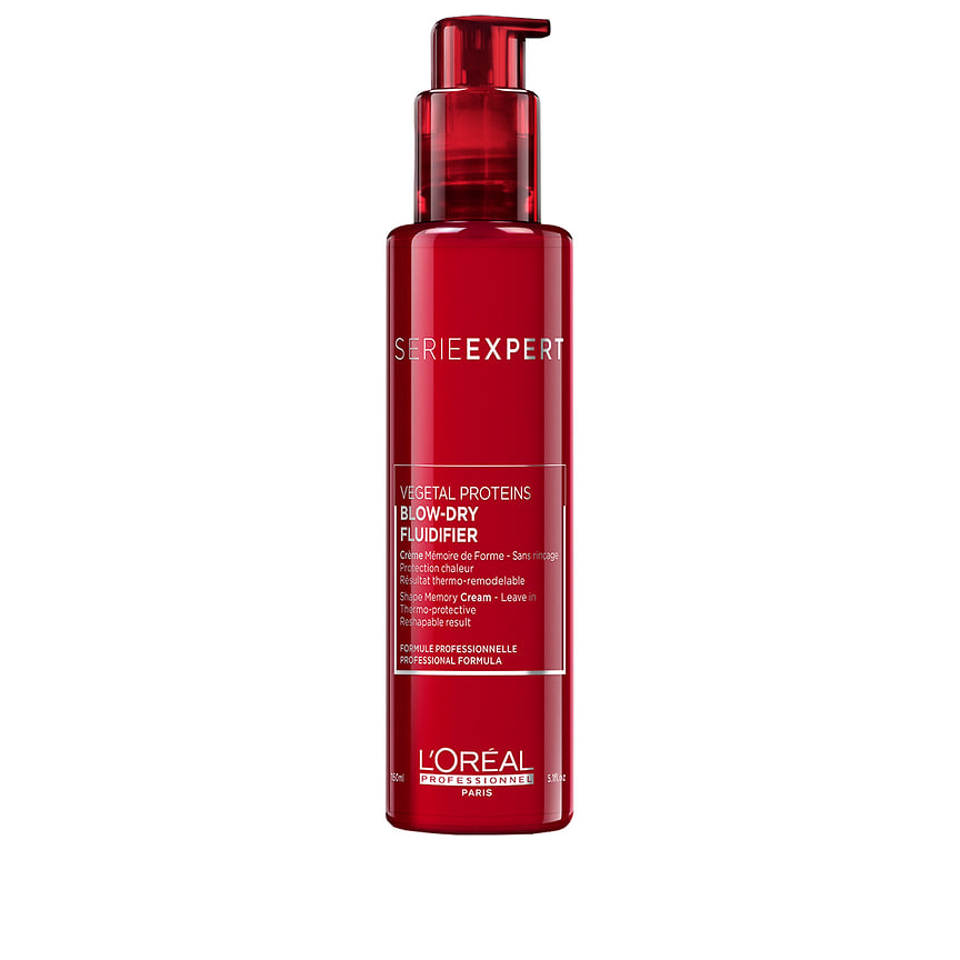 L’Oreal Professionel, термозащитный ухаживающий крем Serie Expert Blowdry Fluidifie для подготовки волос к быстрой и укладке.