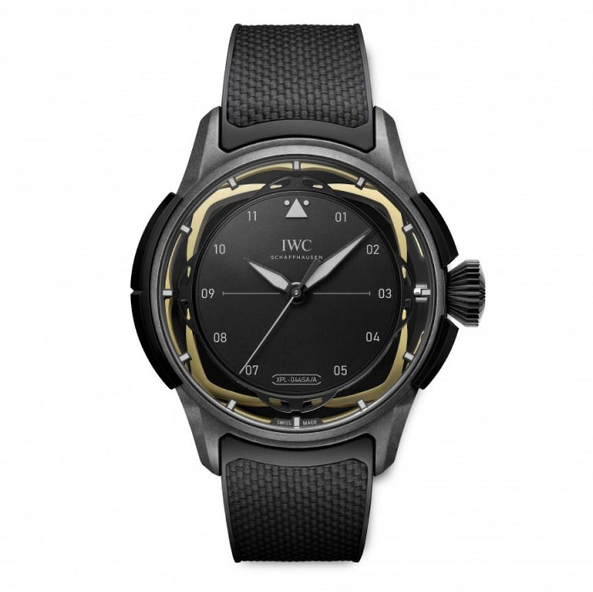 IWC, часы Big Pilot’s Watch Shock Absorber XPL, 44 мм, материал Ceratanium, механизм с автоматическим подзаводом