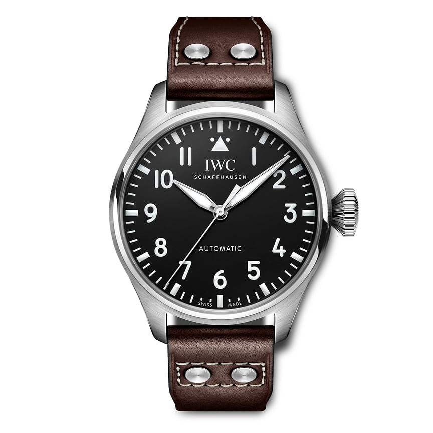 IWC, часы Big Pilot’s Watch, 43 мм, сталь, механизм с автоматическим подзаводом