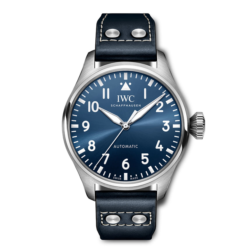IWC, часы Big Pilot’s Watch, 43 мм, сталь, механизм с автоматическим подзаводом