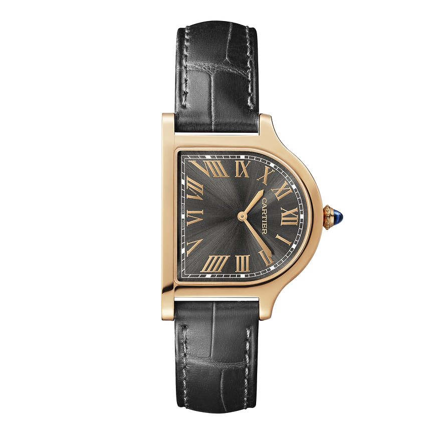 Cartier, часы Cloche de Cartier, 37,15 х 28,75 мм, розовое золото, механизм с ручным подзаводом