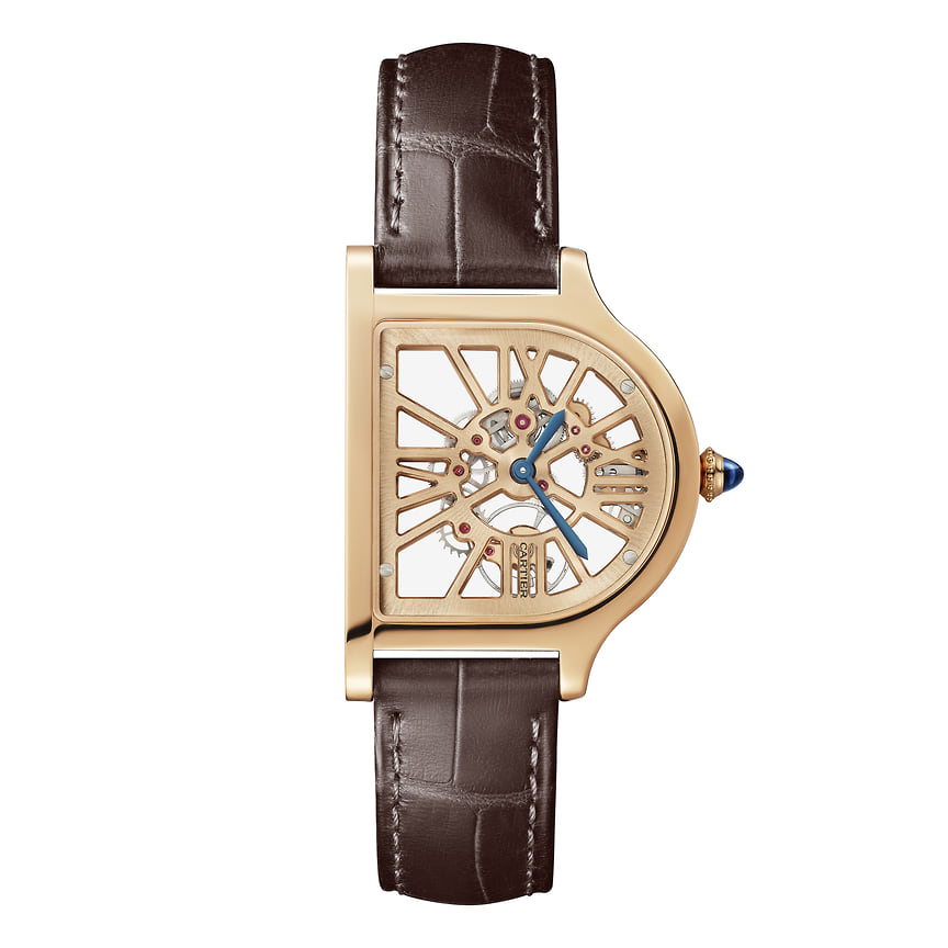 Cartier, часы Cloche de Cartier, 37,15 х 28,75 мм, розовое золото, механизм с ручным подзаводом