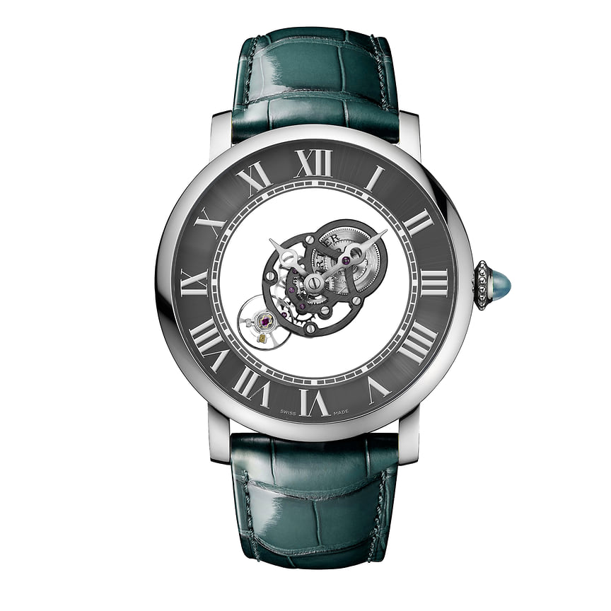 Cartier, часы Rotonde de Cartier Astromysterious, 43,5 мм, 47 мм и 45 мм, платина, механизм с ручным подзаводом
