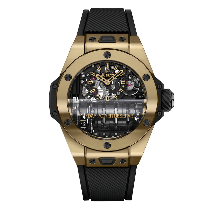 Hublot, часы Big Bang MP-11 Magic Gold, 45 мм, золото Magic Gold, механизм с ручным подзаводом