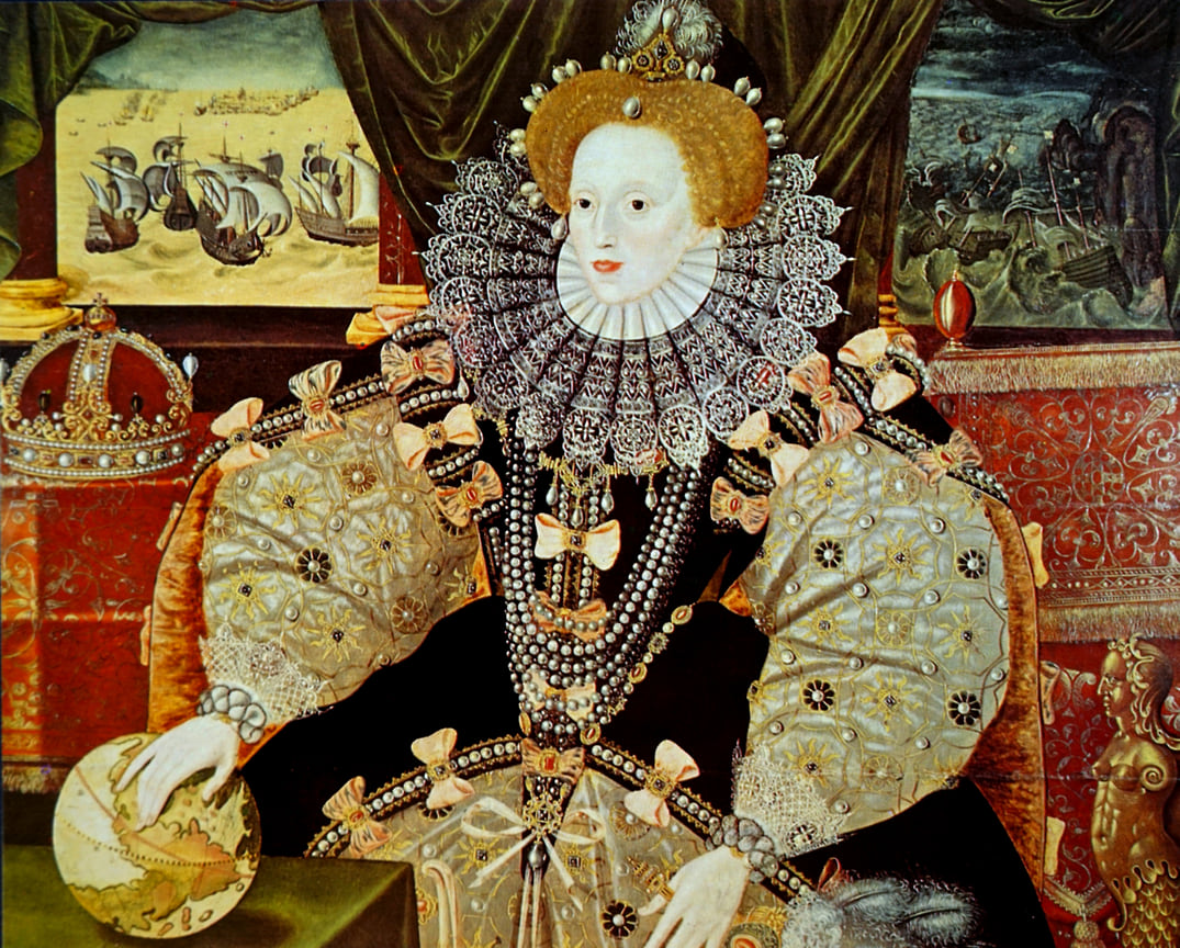 Королева Елизавета I и ее знаменитый портрет «Непобедимая Армада» 
