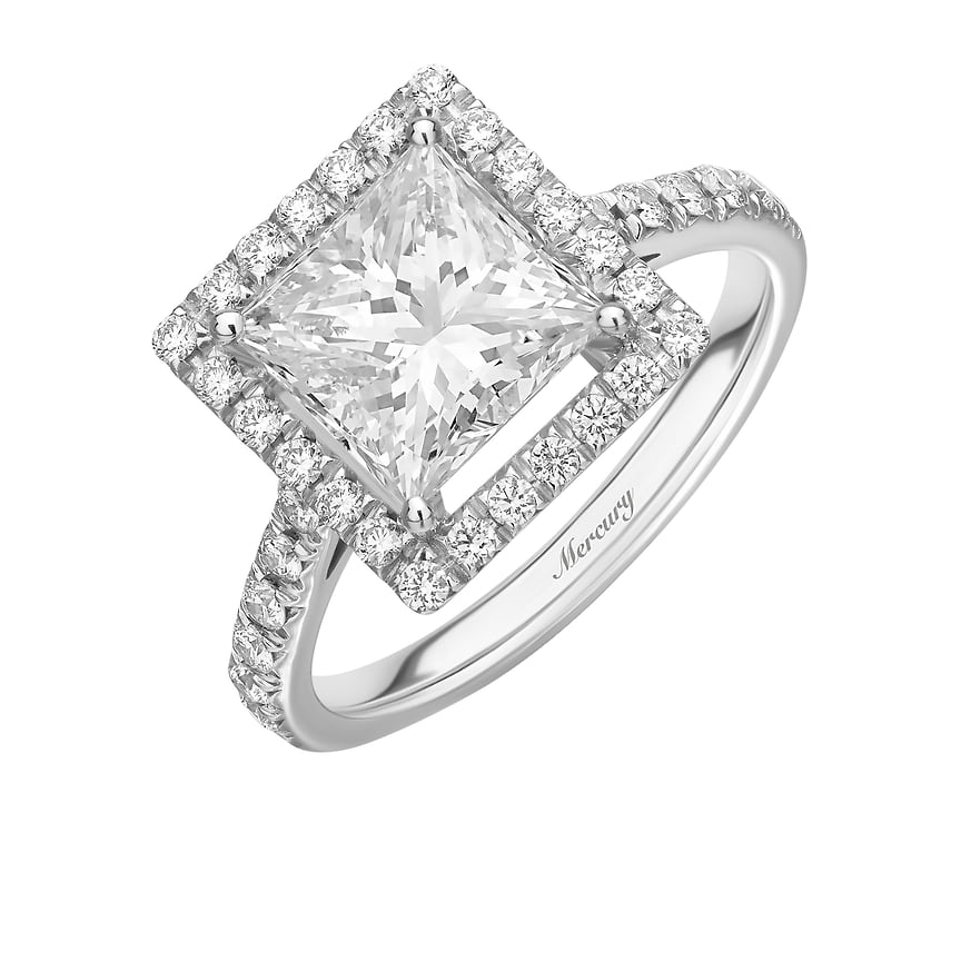 Chopard, кольцо, белое золото, бриллианты