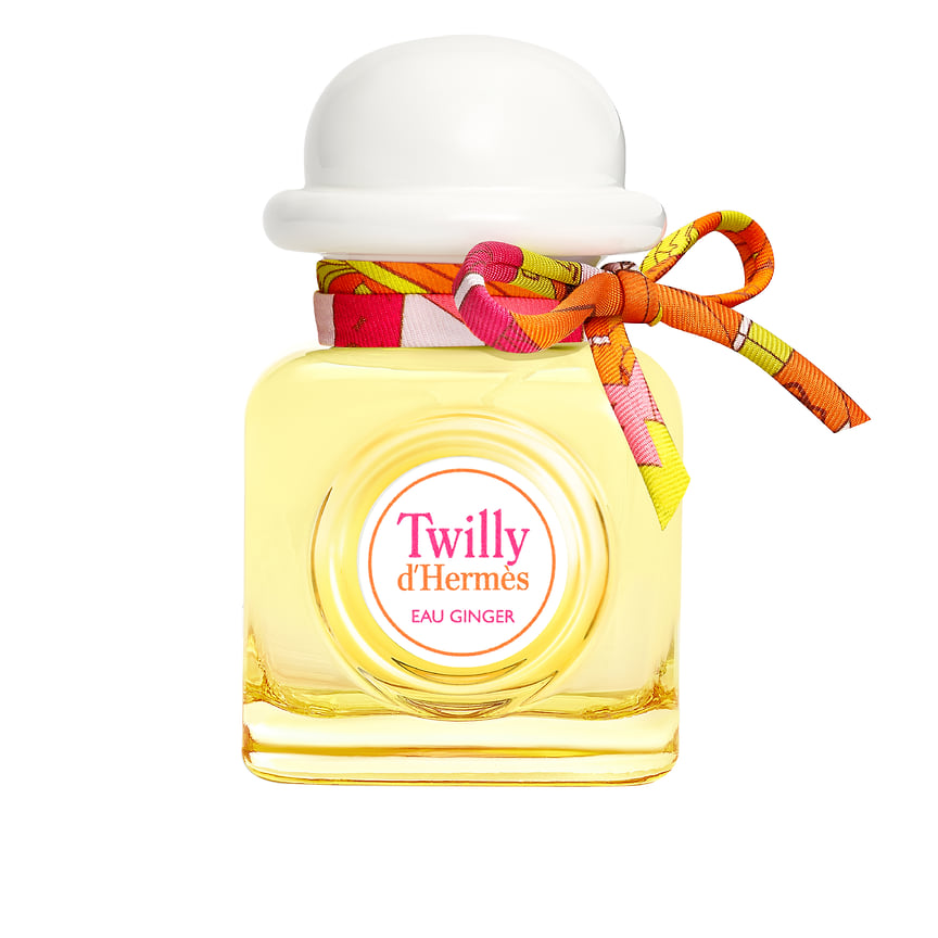 Hermes, Twilly Eau Ginger - третий аромат в линии Twilly d’Hermes. Ноты: пион, засахаренный имбирь, кедр.