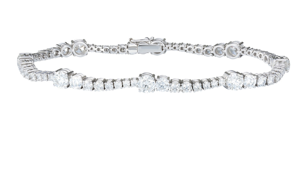 Chopard, браслет Boutique, белое золото, бриллианты