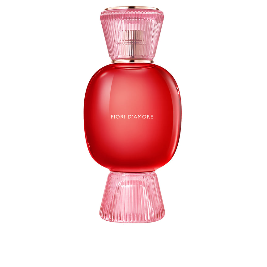 Bvlgari, парфюмерная вода Fiori D’Amore из коллекции Allegra. Главные ноты: турецкие и болгарские розы и аккорд свежей малины.