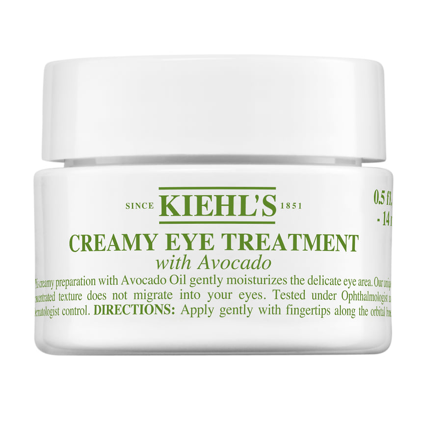 Kiehl’s, Creamy Eye Treatment: уплотняющий крем для кожи вокруг глаз с маслами авокадо, ши и бета-каротином