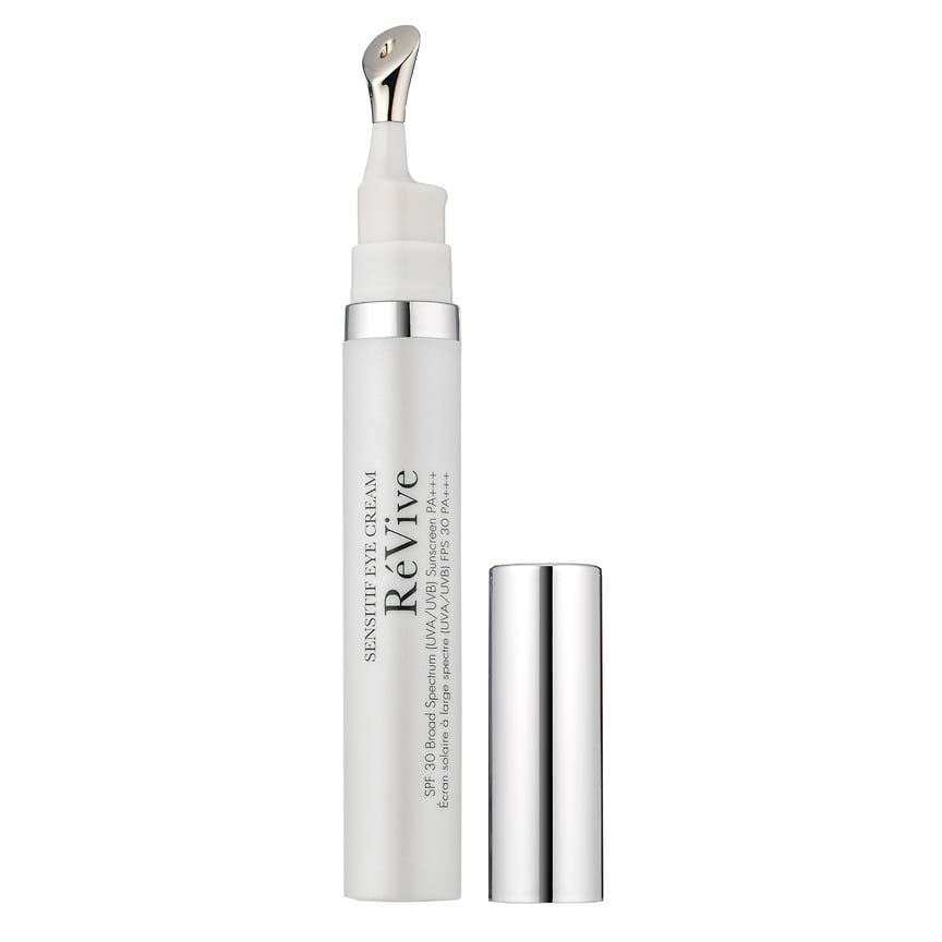 Revive, Sensitif Eye Cream SPF 30: крем для чувствительной кожи вокруг глаз SPF 30 с кофеином и пробиотиками для защиты от преждевременного старения