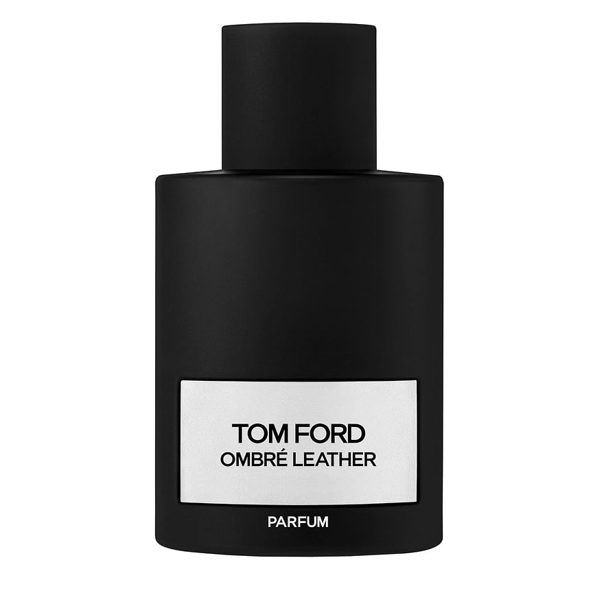 Tom Ford, парфюмерная вода Ombre Leather Parfum с нотами черной кожи, листьев фиалки и кедра.