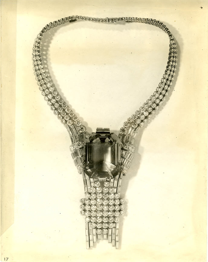 Колье Tiffany & Co. с аквамарином для Всемирной выставки 1939 года