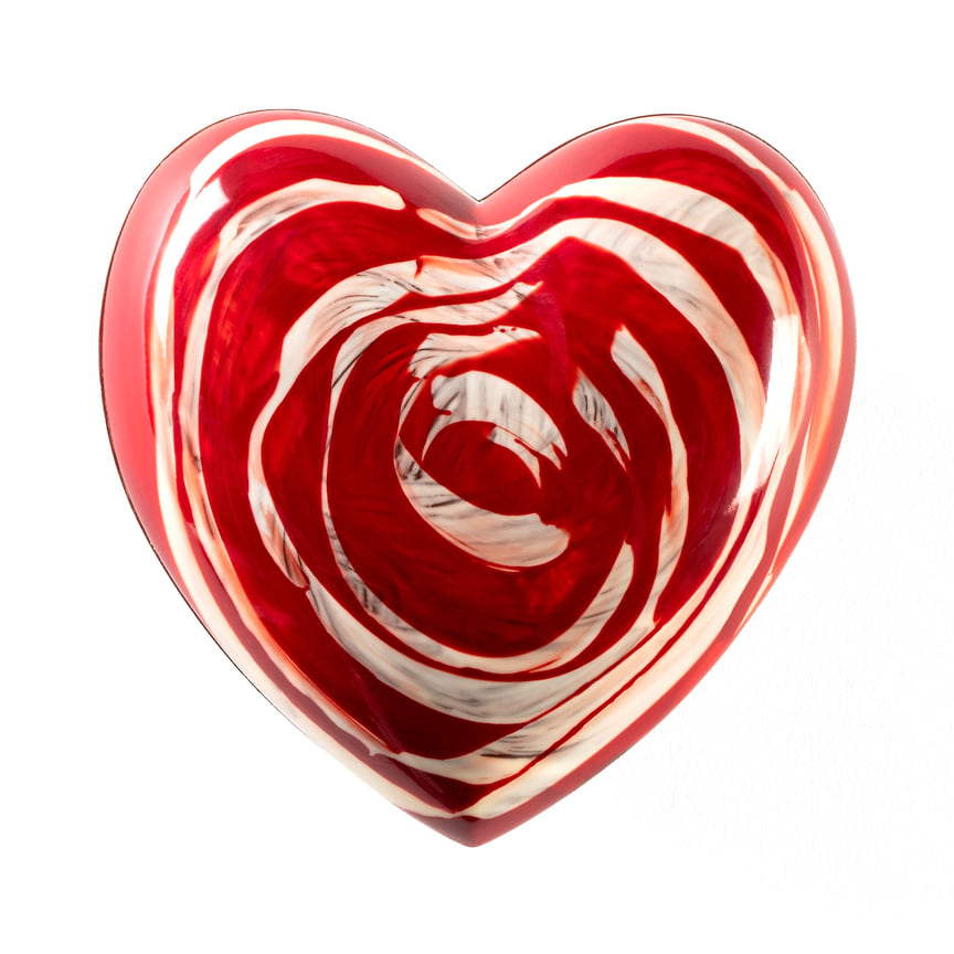 Patrick Roger, шоколад в форме сердца, лимитированная коллекция. Состав: темный мадагаскарский шоколад, карамелизированный миндаль
