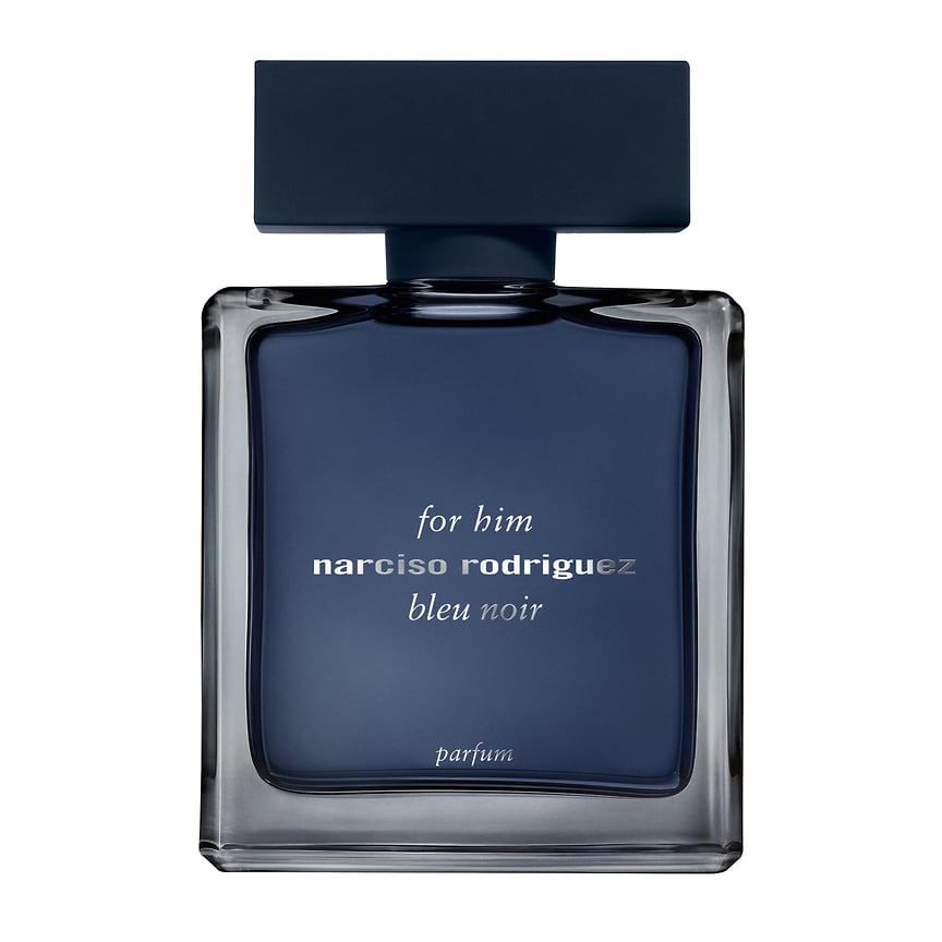 Narciso Rodriquez, парфюмерная вода For Him Bleu Noir Parfum. Ноты: итальянский бергамот, мандарин, кипарис, мускус, голубой кедр, кардамон, ирис, сандал, ветивер.