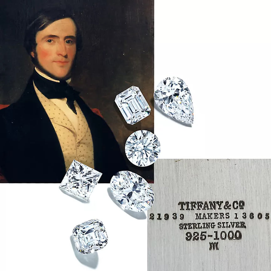 1848 год. Tiffany стала известным продавцом бриллиантов. Чарльз Льюис Тиффани покупал драгоценные камни у европейских аристократов и привозил их в США, так местная элита впервые получила возможность покупать крупные драгоценности дома