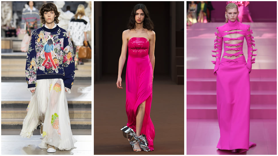 Louis Vuitton, Loewe, Valentino осень-зима 2022