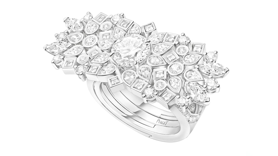 Piaget, кольцо, белое золото, бриллианты