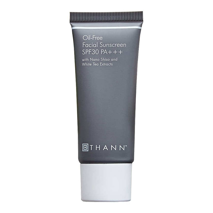 Thann, солнцезащитный крем для лица SHISO с фактором защиты SPF30. Содержит экстракт листьев шисо (японской мяты) и белого чая.
