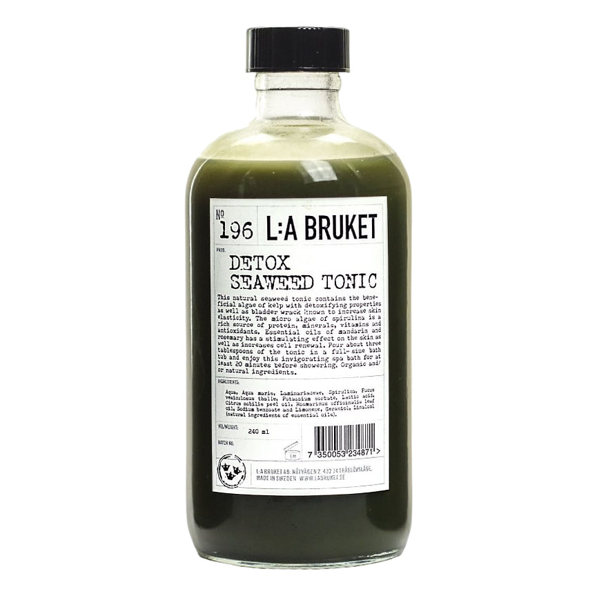 L:A Bruket, тоник для ванны с водорослями, спирулиной и эфирными маслами мандарина и розмарина для вывода токсинов и оживления кожи (в FOAM).